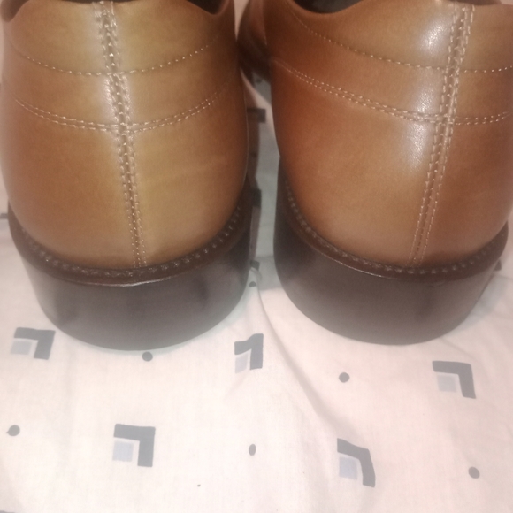 Antonio Maurizi Riviera Beige Antique Calf Leather Oxfords (Size 13 - Picture 11 of 14